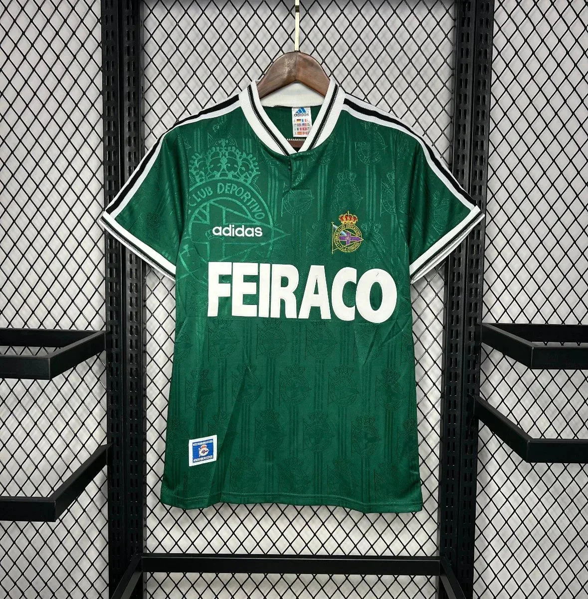 images Camiseta Retro Deportivo de La Coruña Visitante 1999-00 - Fútbol Club Vintage