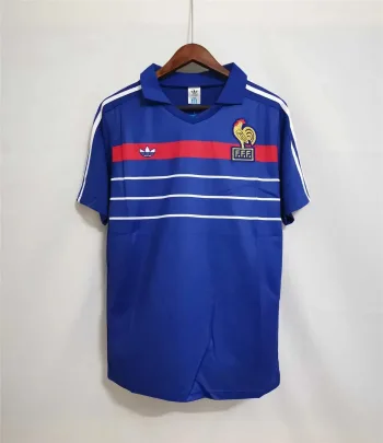 Platini Francia Visitante 1984 - Fútbol Club Vintage
