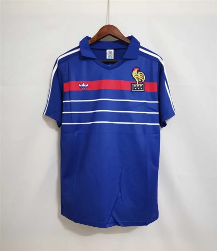 Platini Francia Visitante 1984 - Fútbol Club Vintage