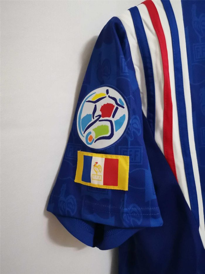 Zidane Francia Visitante 1996 - Fútbol Club Vintage