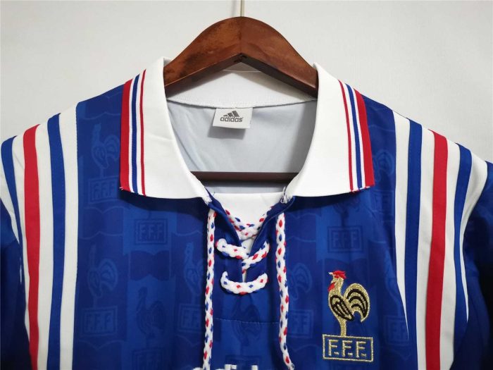 Zidane Francia Visitante 1996 - Fútbol Club Vintage