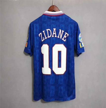 Zidane Francia Visitante 1996 - Fútbol Club Vintage