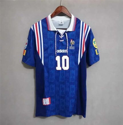 Zidane Francia Visitante 1996 - Fútbol Club Vintage