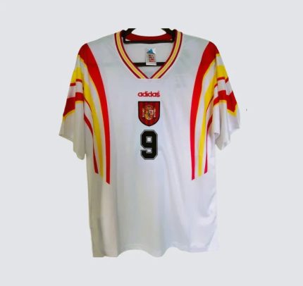 Camiseta Retro España Visitante 1996-98 Fernando Hierro - Fútbol Club Vintage