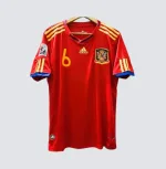 Camiseta Retro España 2010-11 Andrés Iniesta - Fútbol Club Vintage