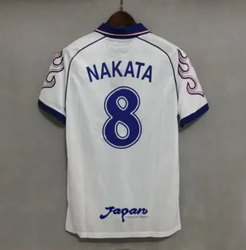 Nakata Japón Retro Visitante 1998 - Fútbol Club Vintage