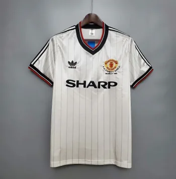 Camiseta Retro Manchester United FC Visitante 1983 - Fútbol Club Vintage