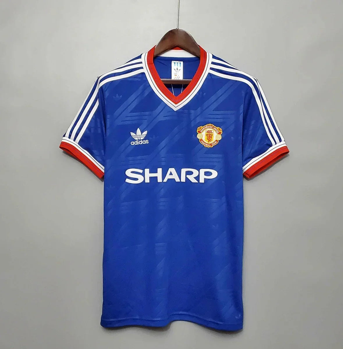 Camiseta Retro Manchester United FC Visitante 1986 - Fútbol Club Vintage