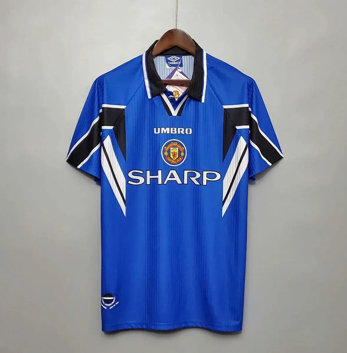 images Camiseta Retro Manchester United FC Visitante (3º) 1996-97 - Fútbol Club Vintage