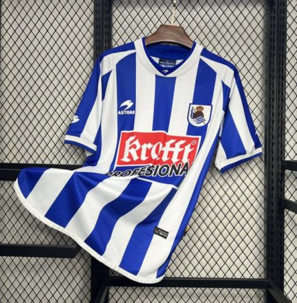 Camiseta Retro Real Sociedad 2002-03 - Fútbol Club Vintage