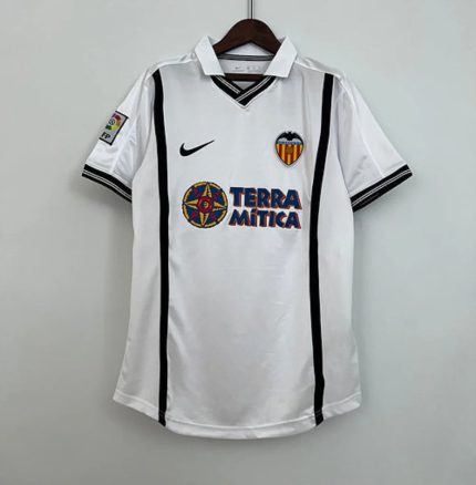 Camiseta Retro Valencia 2001-02 - Fútbol Club Vintage