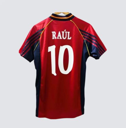 Camiseta Retro España 1998-00 Raúl González - Fútbol Club Vintage