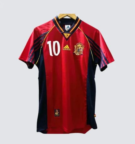 Camiseta Retro España 1998-00 Raúl González - Fútbol Club Vintage