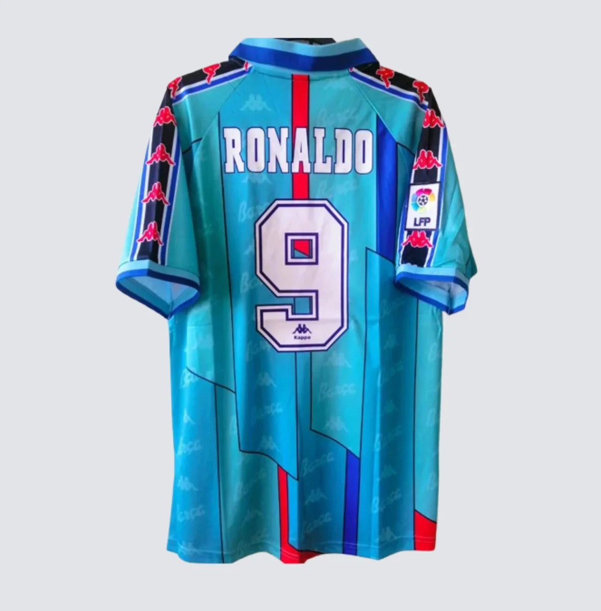 Camiseta del FC Barcelona Visitante 1996-1997 - Ronaldo Nazário - Fútbol Club Vintage
