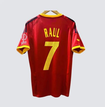 Camiseta Retro España 2002-04 Raúl González - Fútbol Club Vintage