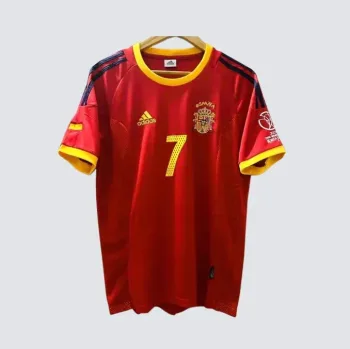 Camiseta Retro España 2002-04 Raúl González - Fútbol Club Vintage