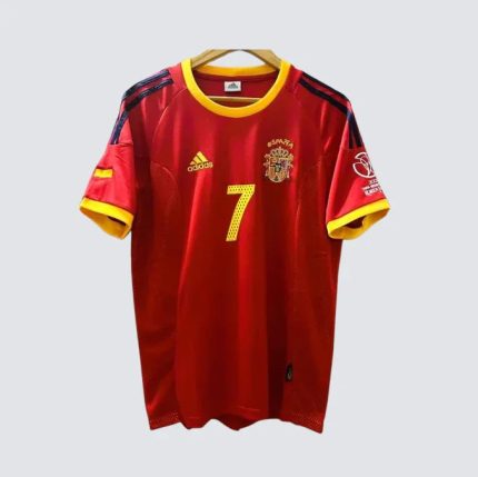 Camiseta Retro España 2002-04 Raúl González - Fútbol Club Vintage