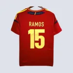 Camiseta Retro España 2012-13 Sergio Ramos - Fútbol Club Vintage