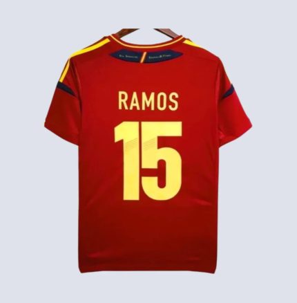 Camiseta Retro España 2012-13 Sergio Ramos - Fútbol Club Vintage