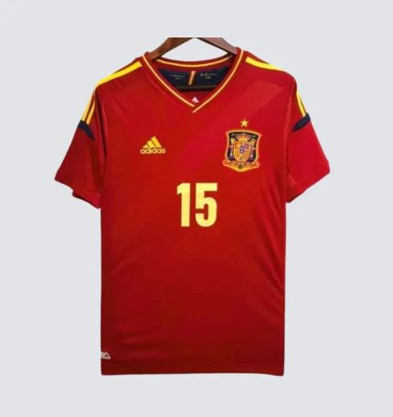Camiseta Retro España 2012-13 Sergio Ramos - Fútbol Club Vintage