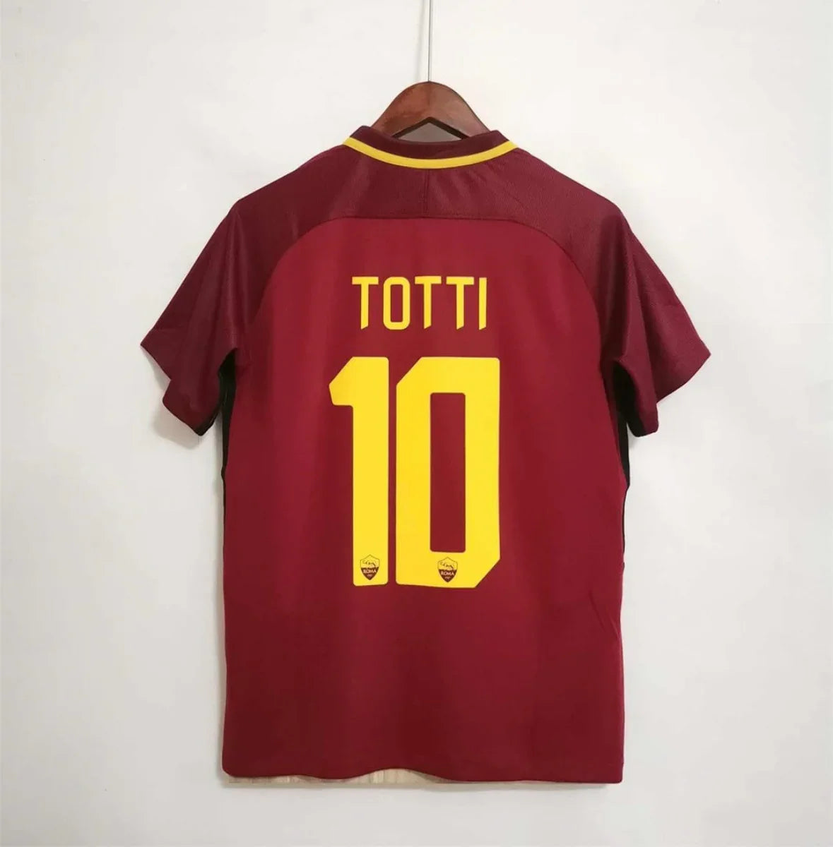 Camiseta Retro AC Roma 2017 - Totti - Fútbol Club Vintage