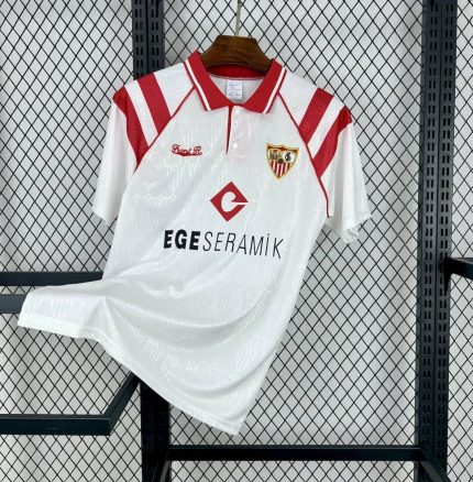 Camiseta Retro Sevilla FC (EGESERAMIK) 1992-93 - Fútbol Club Vintage