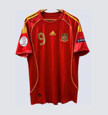Camiseta Retro España 2008-09 Torres - Fútbol Club Vintage