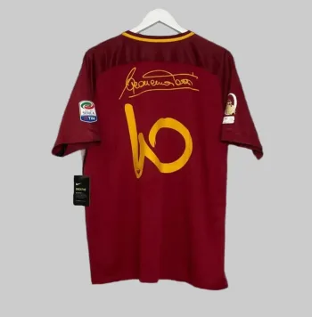 Camiseta Retro AC Roma Tributo a Totti 2017-18 - Fútbol Club Vintage