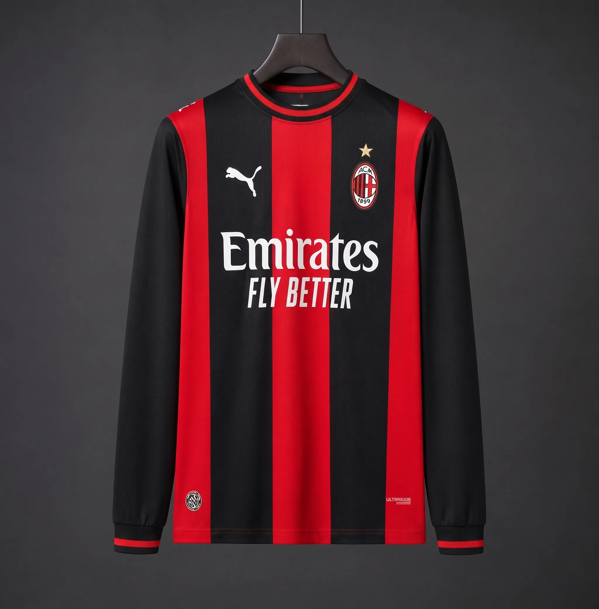 Camiseta milan manga larga 2026-27 Camiseta AC Milán Manga Larga 2026-27 - Imagen 1