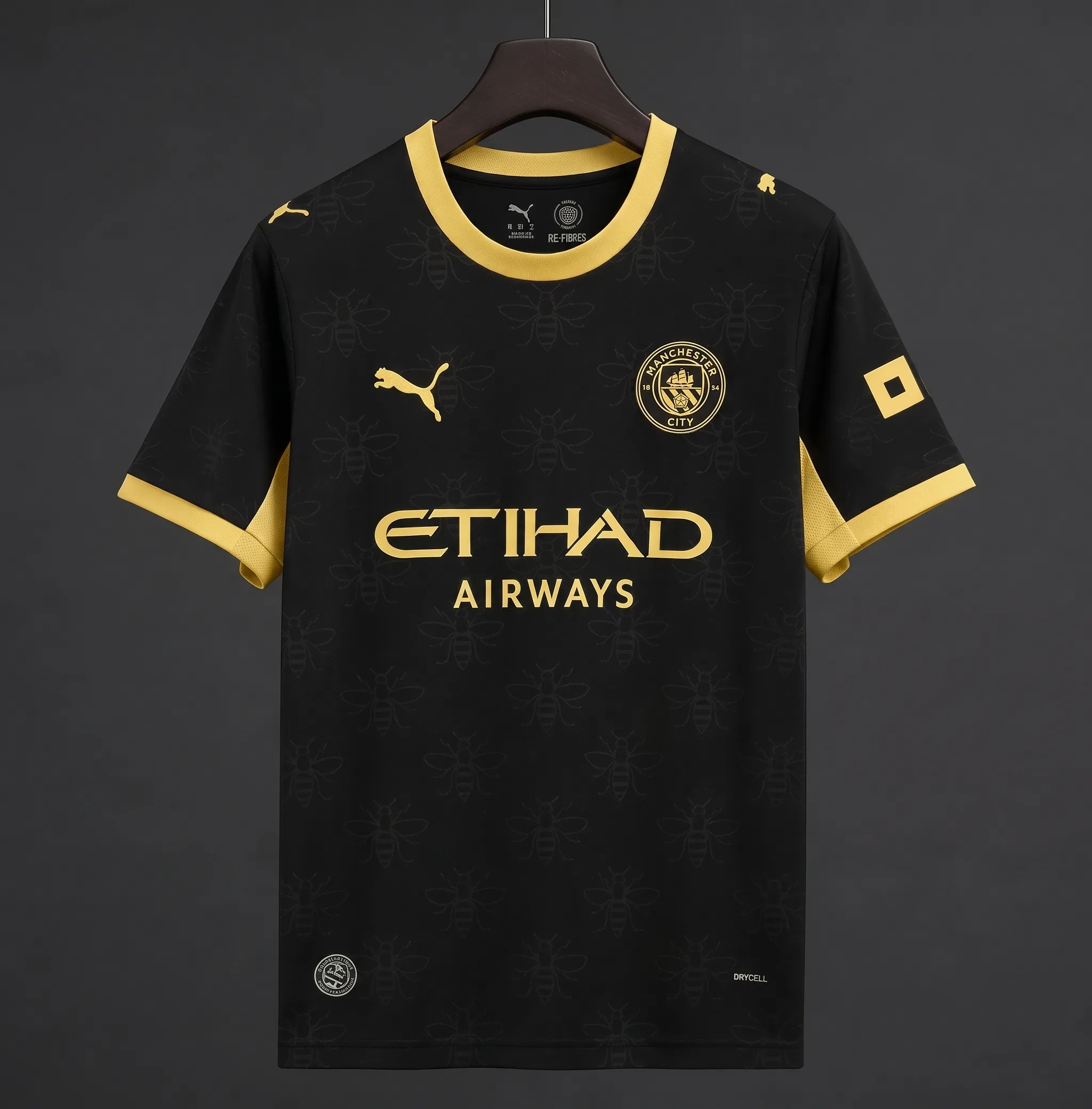 manchester city away black 2026 (2) Camiseta Manchester City Visitante Negra 2026-27 - Imagen 1